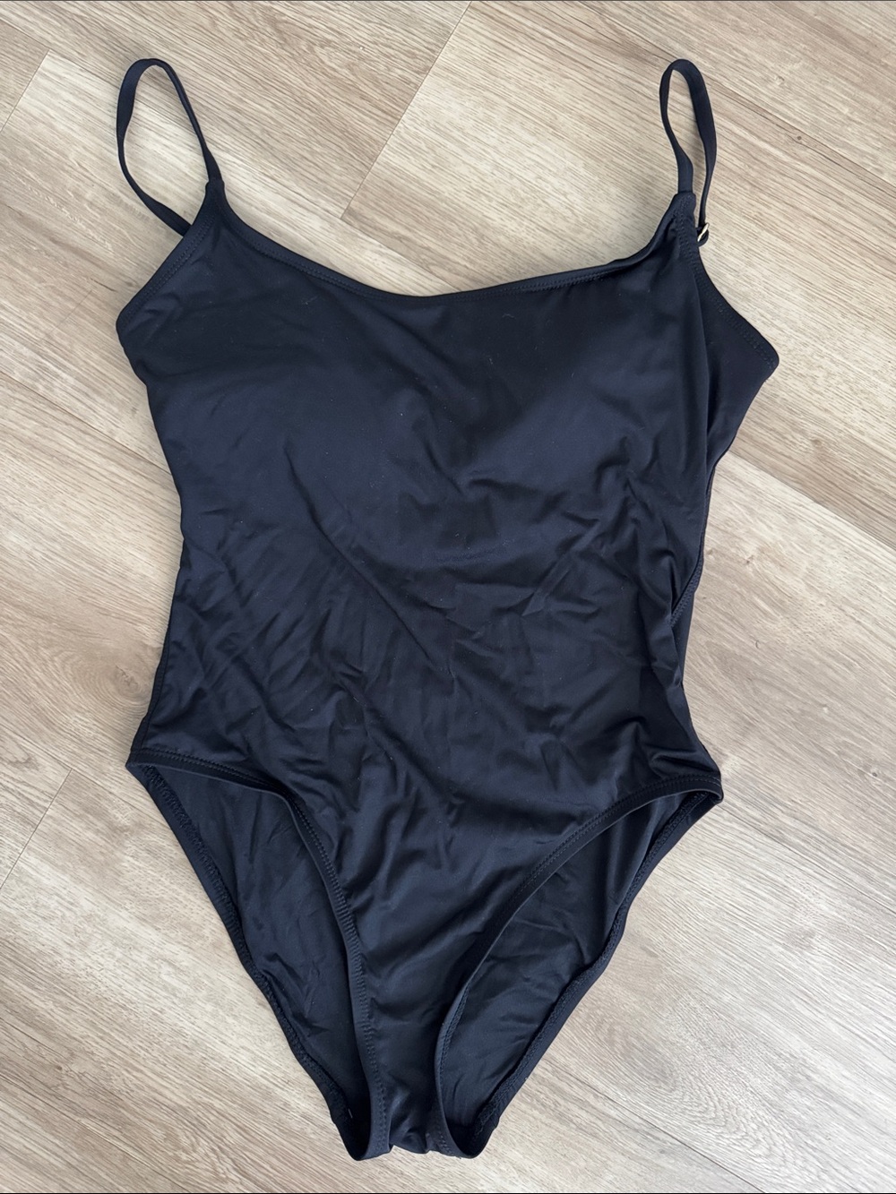 Classic Black One-Piece Swimsuit